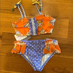 mJ two piece girls orange